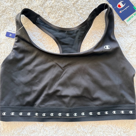 Champion Other - Champion Women's Black Racerback Sports Bra